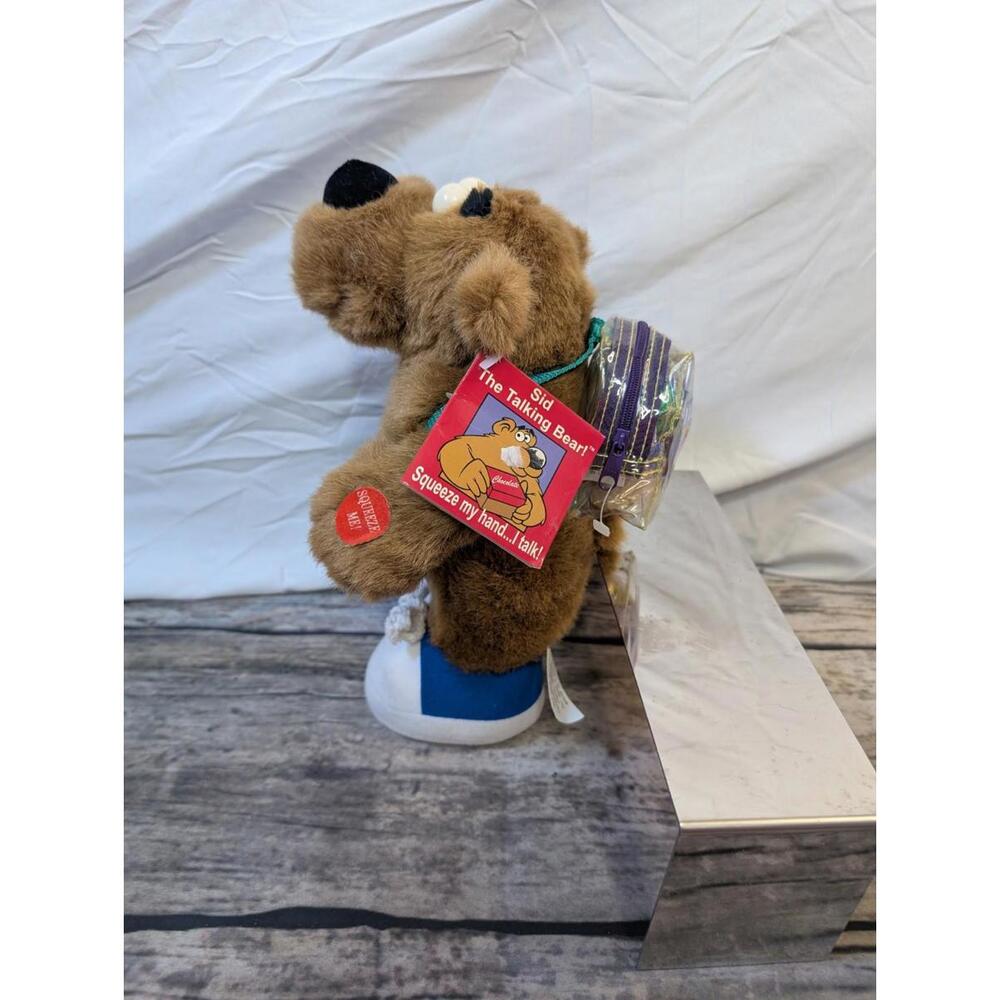 Vintage Sid Fannie May Bear I Love Chocolate Plush Stuffed Animal Toy 10"
